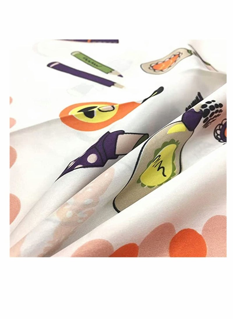 سيوسي وشاح مربع يشبه الحرير ، وشاح بنمط حريري على الموضة للنساء ، وشاح شعر بوهو ، باندانا شعر كبير بنعومة الحرير للنساء والفتيات لتغليف الشعر والنوم في الليل ، 35 بوصة - Image 4