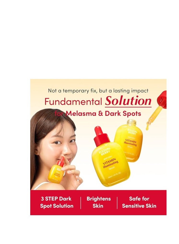 eqqualberry سيروم فيتامين مضيء – سيروم فيتامين سي المشرق مع النياسيناميد | يقوي حاجز البشرة | يرطب باستخدام السيراميد وحمض الهيالورونيك، 1.01 أونصة / 30 مل - Image 2