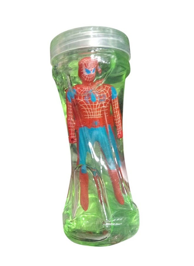 Slime Crystal Slime Bottle With SuperHero Character (Green) 