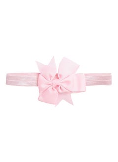 Hopscotch Hopscotch Girls Full-Sleeve Floral Print Bodysuit With Headband In White Color for Ages 0-3 Months  - Image 5