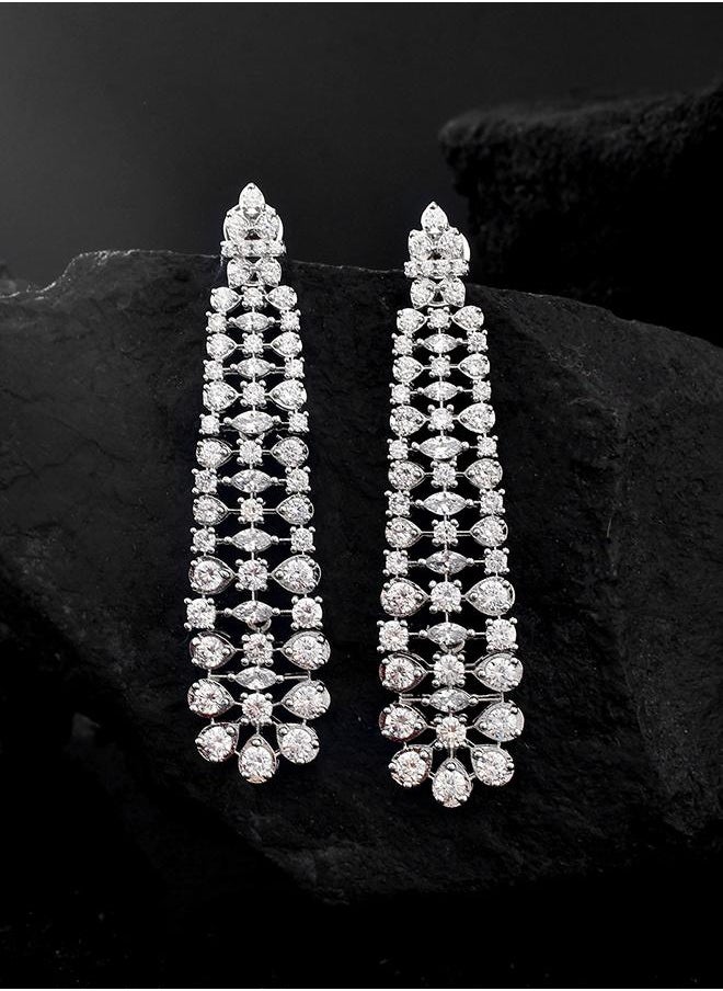 VOYLLA Starlight Uri Long Statement Earrings  - Image 1