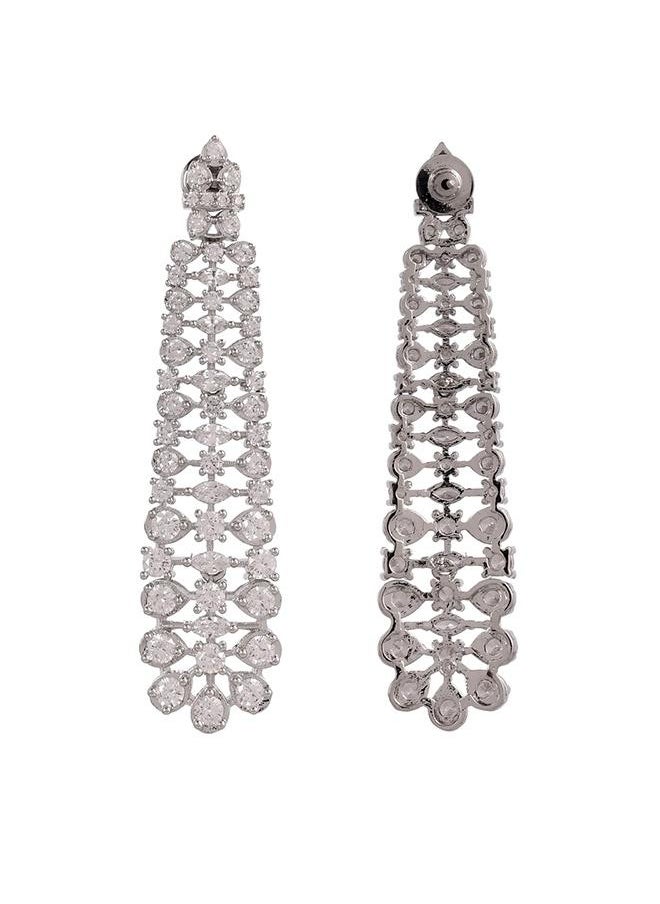 VOYLLA Starlight Uri Long Statement Earrings  - Image 4