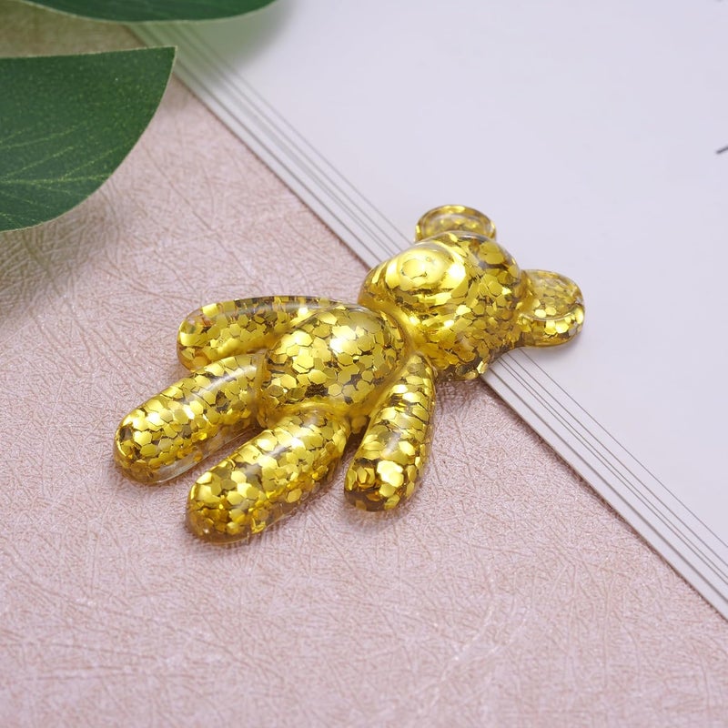 Aesnefe Worry Bear, Pocket Bear Hug, Anxiety Gifts for Men Women, Anxiety Relief Gifts, Mental Health Positivity Gift for Anxious Friend, Back to School Reminder of Comfort, Gold - Image 3