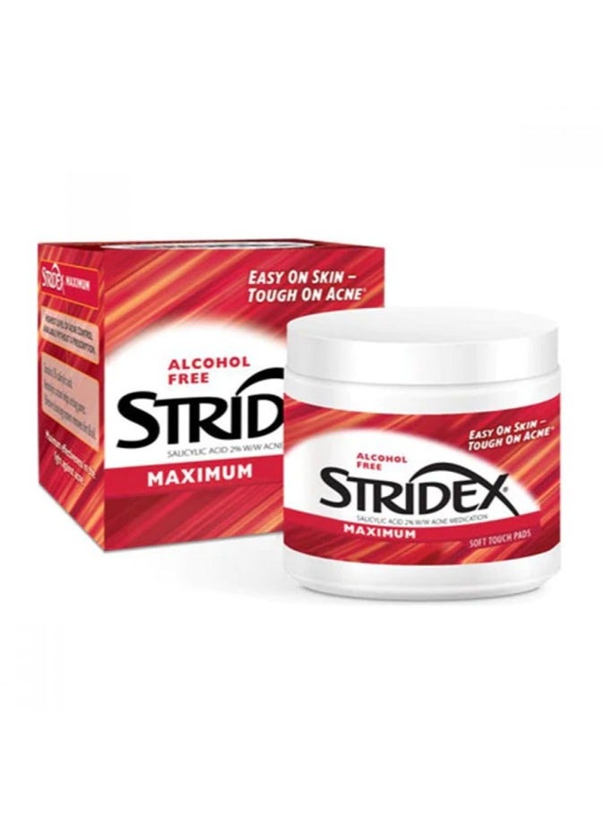 سترايدكس مسحات قطنية ماكسيموم لعلاج حب الشباب 55 قطعة الأصلي - Image 1