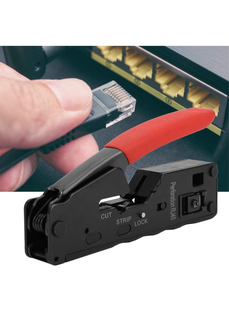 GGOOT Cable Cutter Crimping Pliers, Adjustable Terminals Crimper Hand Tool, Ratchet Design for Electrician Use, Versatile Hardware Accessory, - Image 4