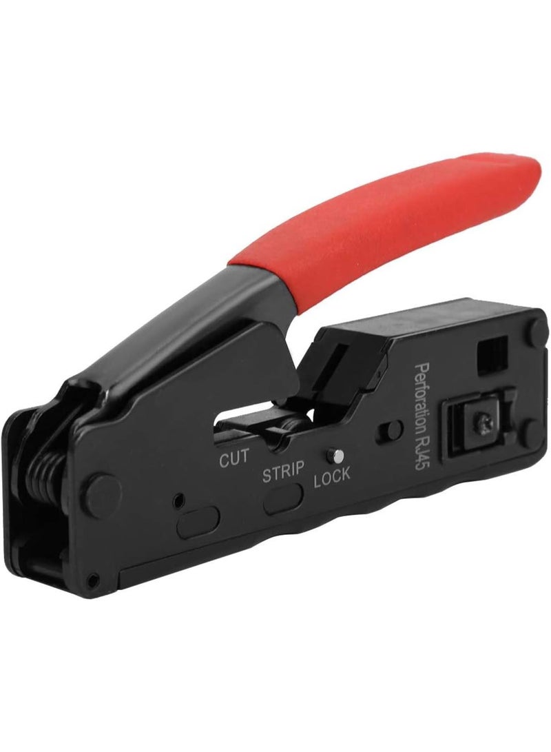 GGOOT Cable Cutter Crimping Pliers, Adjustable Terminals Crimper Hand Tool, Ratchet Design for Electrician Use, Versatile Hardware Accessory, - Image 1
