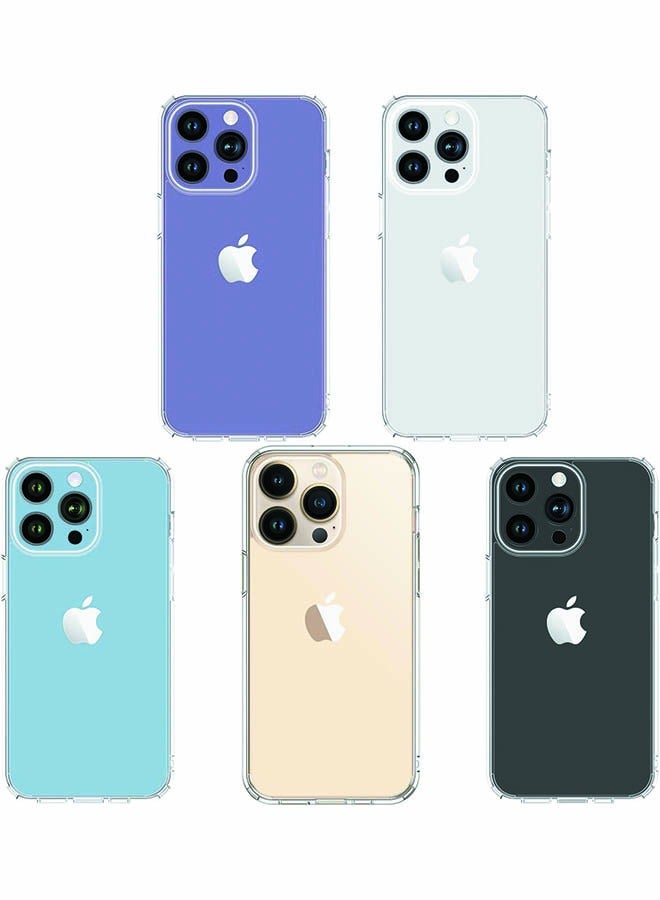 HY iPhone 15 Pro Max Case 6.7 Inch Anti-Yellowing Mil-Grade Anti-Drop iPhone 15 Pro Max Cover Transparent, Slim Crystal, Full Coverage Lens Protection, Anti-Scratch Clear  - Image 5