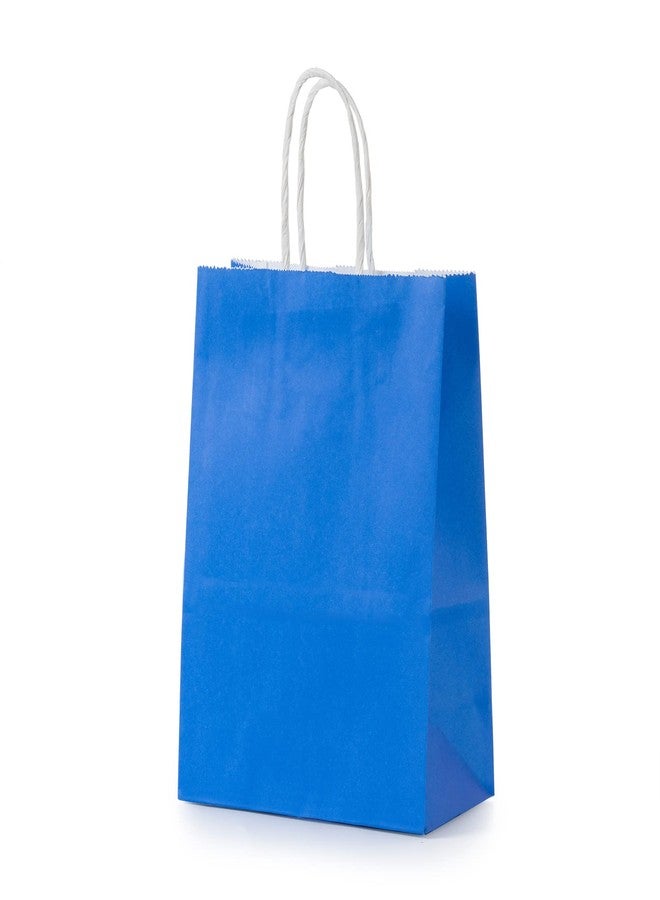 MISU Paper Bags Party Favor Bags Kraft Paper Gift Bags with Handle, Small, 8.3x5.9x3.2 Inches, 16-Pack (Red, Blue, Yellow, Green) - Image 5