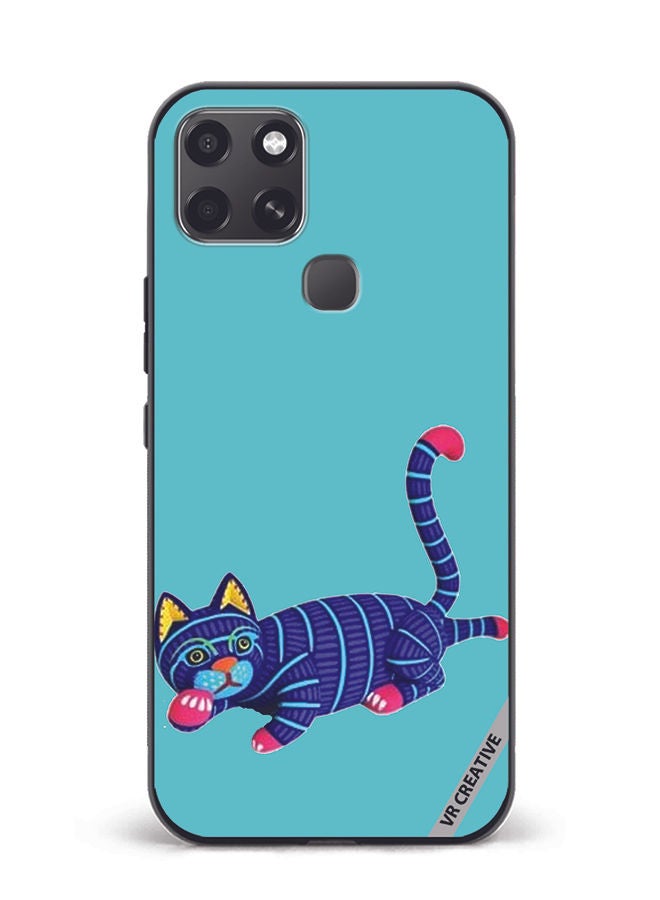 VR CREATIVE Protective Case Cover For Infinix Smart 6 Cat Design Multicolour - Image 1