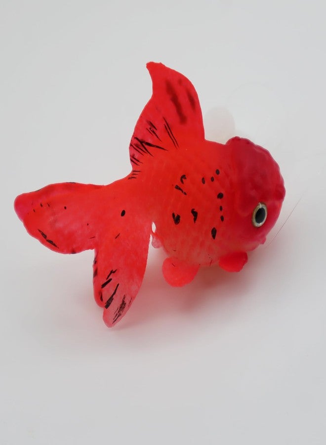 DEFKIYT Aquarium Simulation Goldfish, Increase Artificial Fish Moving Floating Fake Fishes for Tank Silicone Luminous False Swimming Goldfishes for Fishbowl - Image 2