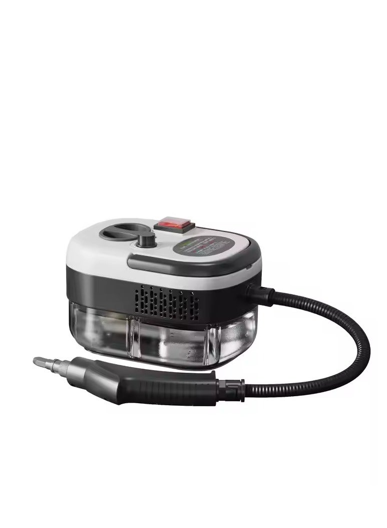 توبي بخارشو دستی پرقدرت ۲۵۰۰ وات – با فشار بالا، مخزن ۱.۴ لیتری، بدنه استیل ضدزنگ، مناسب برای نظافت خودرو، چربی‌زدایی آشپزخانه، شست‌وشوی کولر گازی – ولتاژ ۲۲۰/۱۱۰ ولت، گرم شدن سریع در ۶۰ ثانیه - Image 4