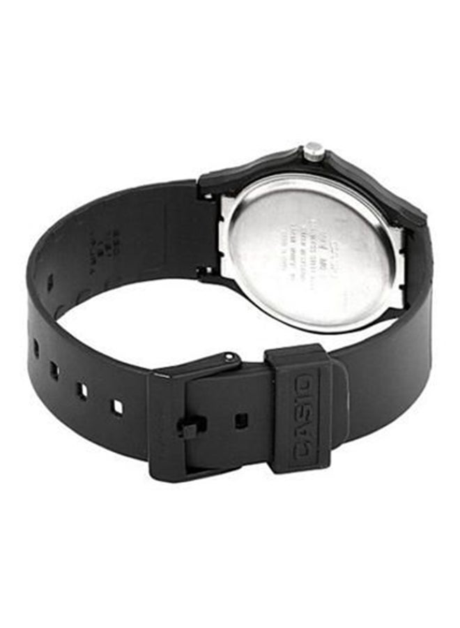 CASIO Men Silicone Analog Watch MQ-24-7EULL - 30 mm - Black - Image 2