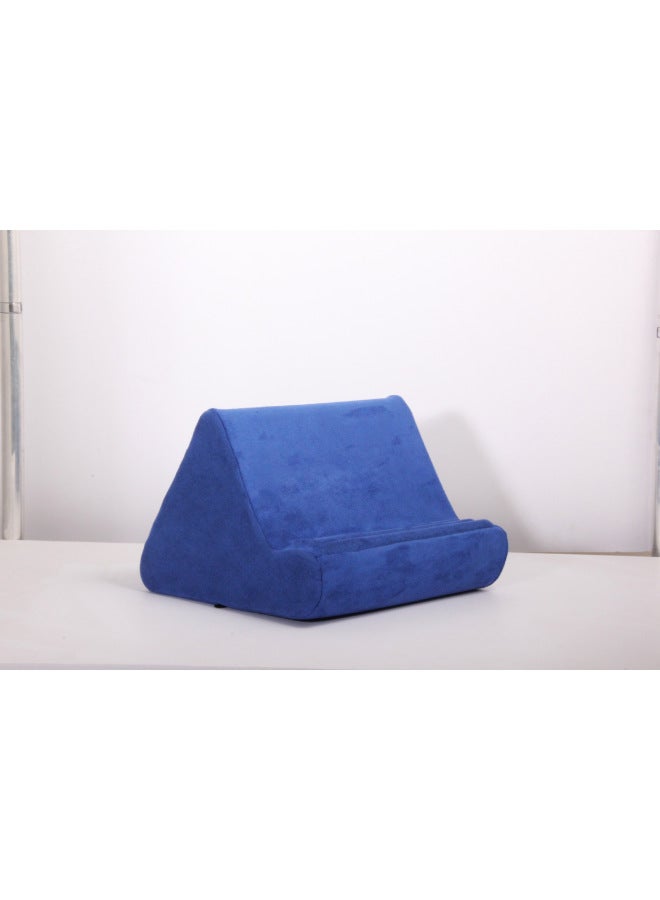 Adjustable Soft Pillow Mobile Phone Stand Tablet Desktop Reading Bracket Holder Arm Rest Cushion Pad For Laptop Computer-Color:Sapphire Blue-Applicable Dimensions:Second Generation -5:28.5*25*18.5cm - Image 1
