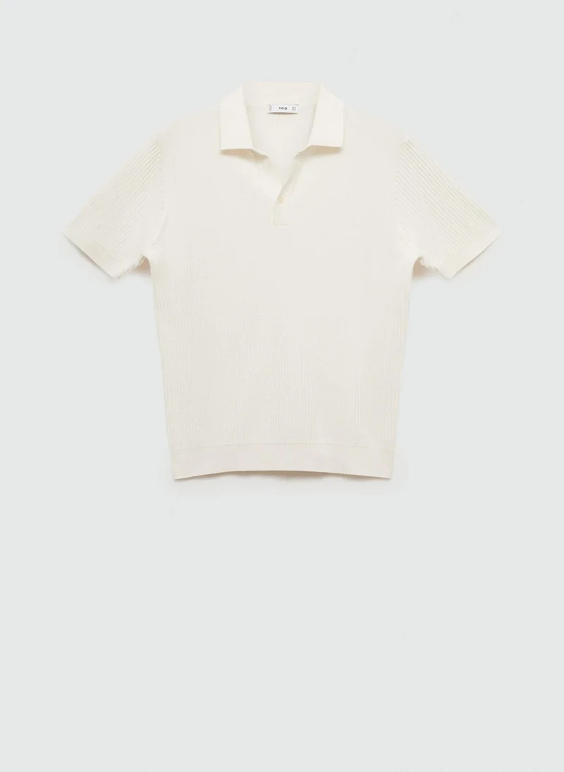 مانجو مان Fluidoh-H Short Sleeve Polo Shirt