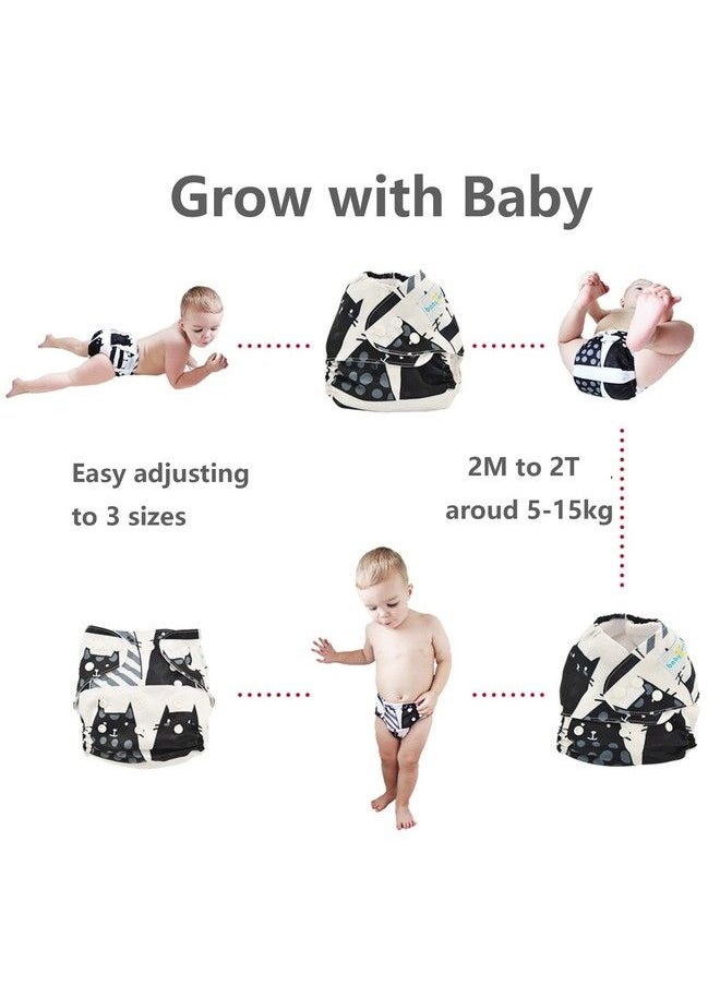 Reusable Cloth Diapers For Baby Girls One Size Adjustable Washable Pocket Nappy Covers 6 Pack+ 6Pcs Microfiber Inserts+4Pcs Bamboo Inserts 6Fg30 - pzsku/Z79623A922C16DD17FE34Z/45/_/1692273351/9139443d-752d-4483-8488-914390d6cb92