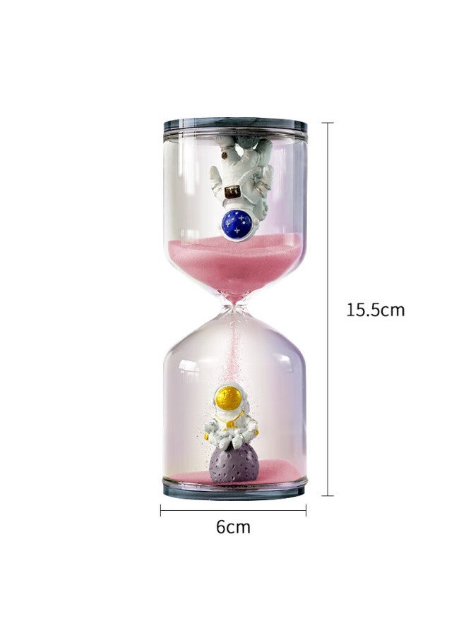 Extreme Space Hourglass Timer Children's Creative Sand Art Astronaut 30-minute Study Birthday Gift - Image 1