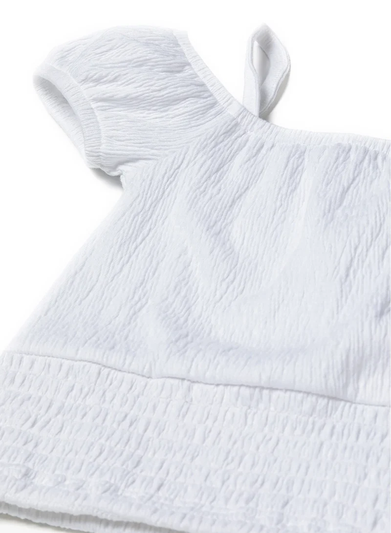MINOTI Kids Girls Off The Shoulder Top