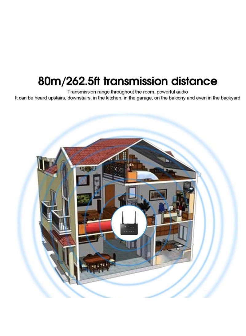 Captaintech Bluetooth Receiver, Bluetooth Transmitter Receiver, CSR 2 In 1 Wireless Bluetooth 5.0 Transmitter, Low Latency Audio Adapter, with Long Battery Life - Image 2