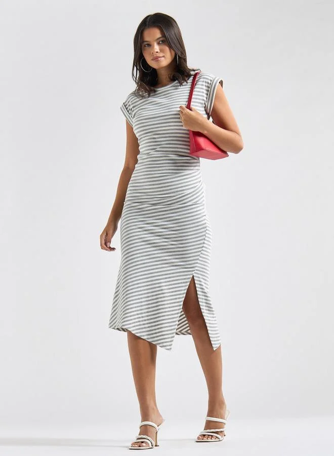 Splash FAV Striped Knit Dress