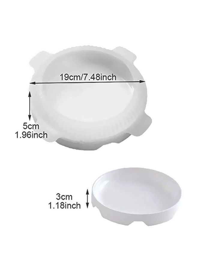 نيبمينينت قالب كيك من السيليكون أبيض 19x5سم - Image 2