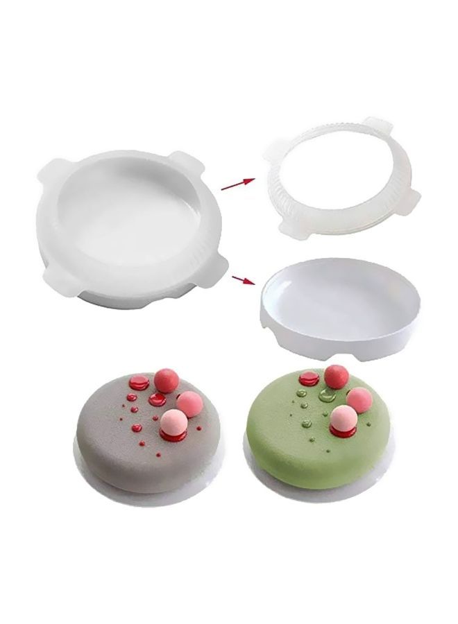 نيبمينينت قالب كيك من السيليكون أبيض 19x5سم - Image 3