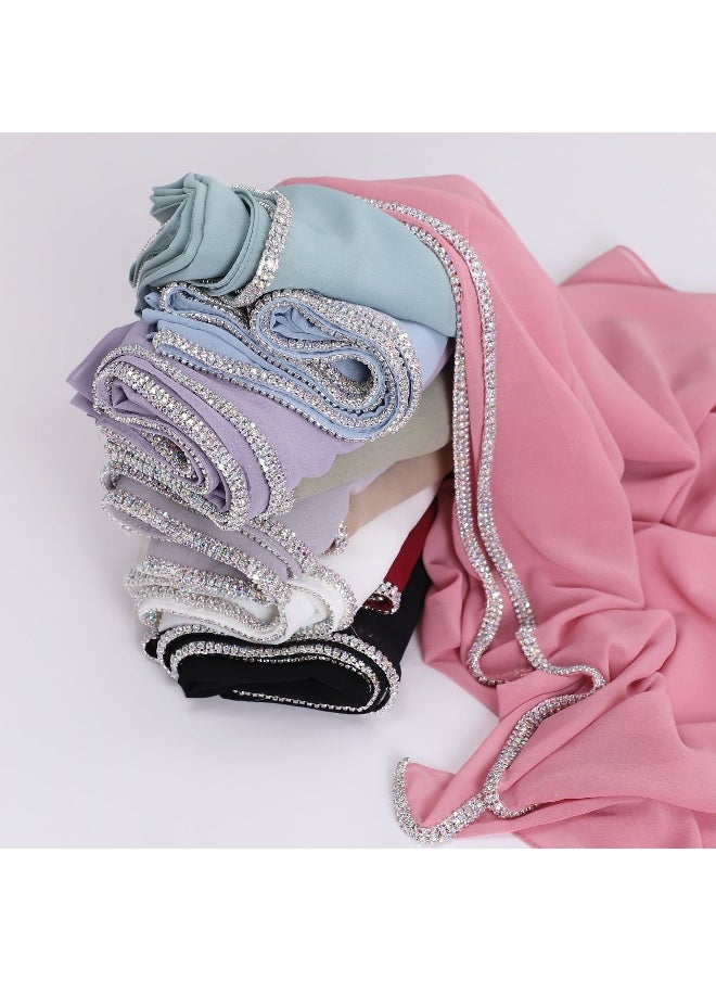 Highlight Diamond Long Edge Malaysian Scarf Chiffon Shawl - pzsku/Z7962A58A09E9C05184FAZ/45/_/1740628485/fe263e9c-e2df-4bf1-807b-b639b3c551da