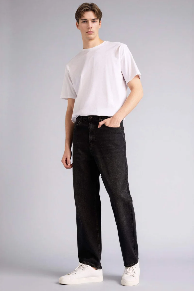 Defacto  Baggy Fit Trousers for Men | Best Price UAE