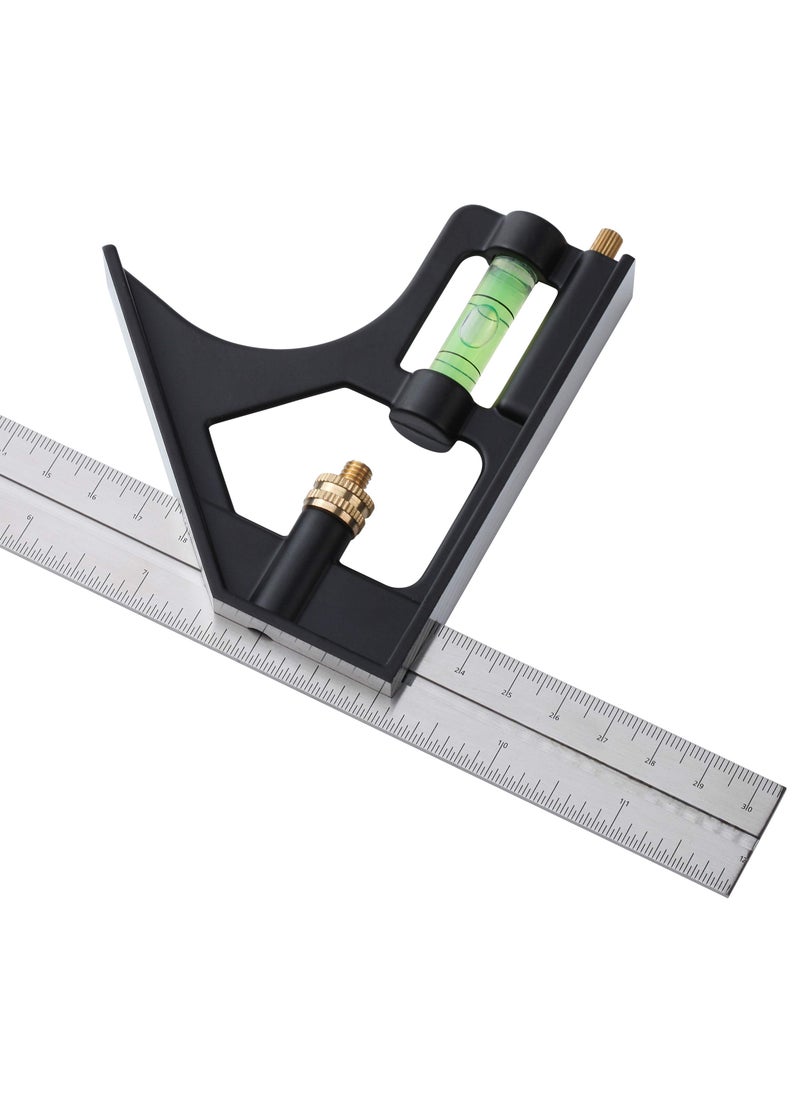 Mr. Pen Mr. Pen- Combination Square, 12" Combo Square, Carpentry Tools, Carpenter Square, Woodworking Tools,Framing Square, T Square, T Ruler, Combination Square Set, Square Tool, Metal Square  - Image 2