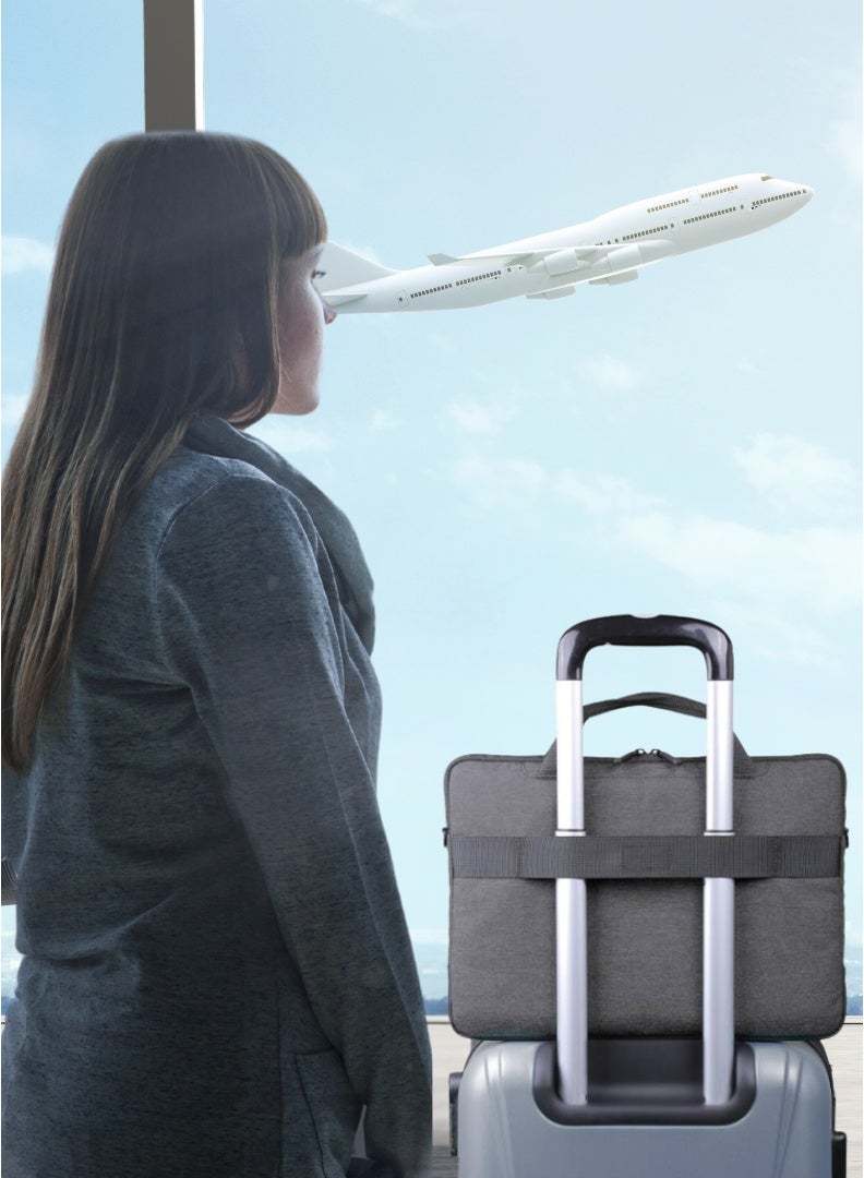 DELL Laptop Bag Pro Sleeve 13" – Slim, Water-Resistant Protection for Daily Commute | Heather Gray  - Image 5