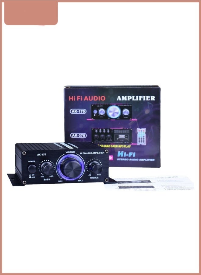 مضخم صوت صغير للسيارة، مستقبل ستيريو HiFi لموسيقى السيارات - Image 2