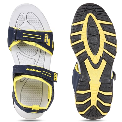 Power Men's TERRY Navy Casual Sandal's - 8 UK (8619305) - Image 5