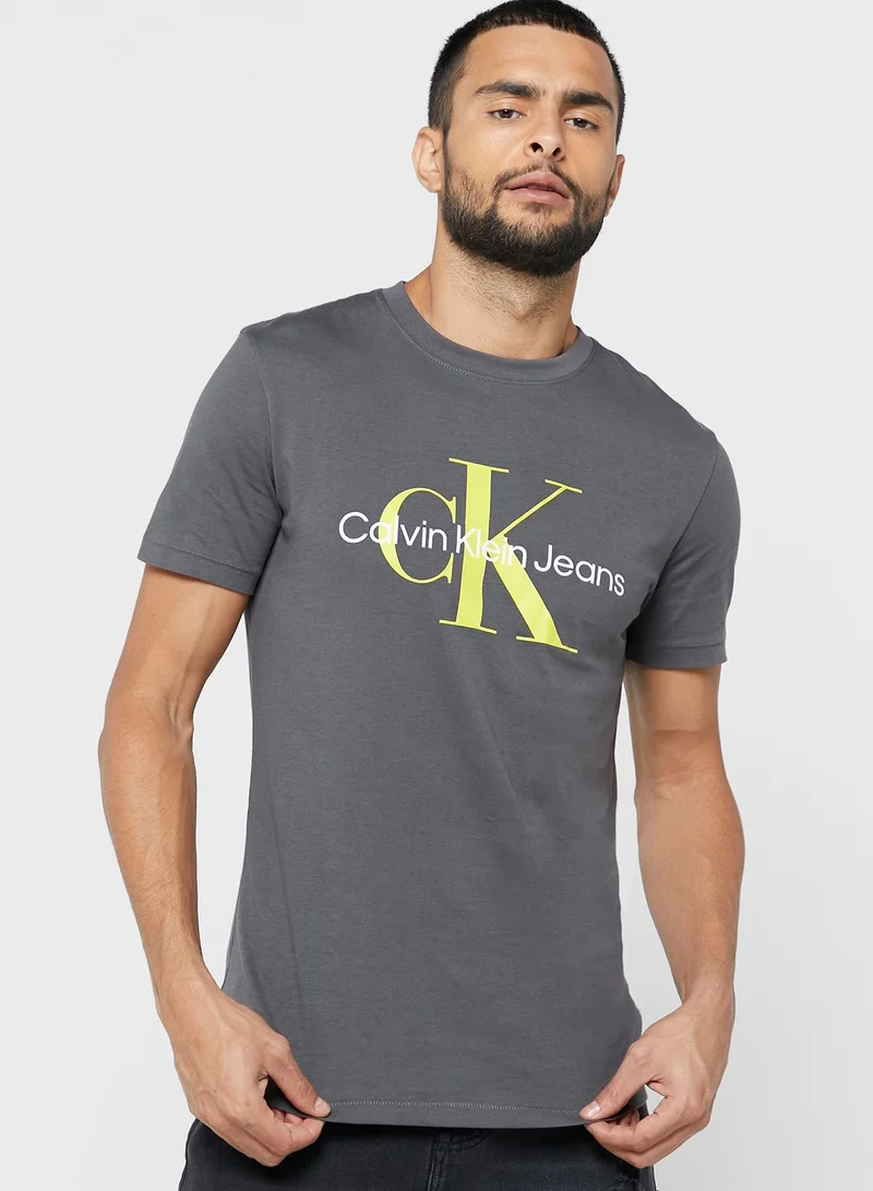 Calvin Klein Jeans Logo Crew Neck T-Shirt