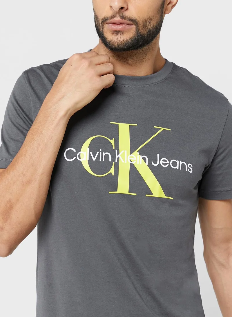 Calvin Klein Jeans Logo Crew Neck T-Shirt