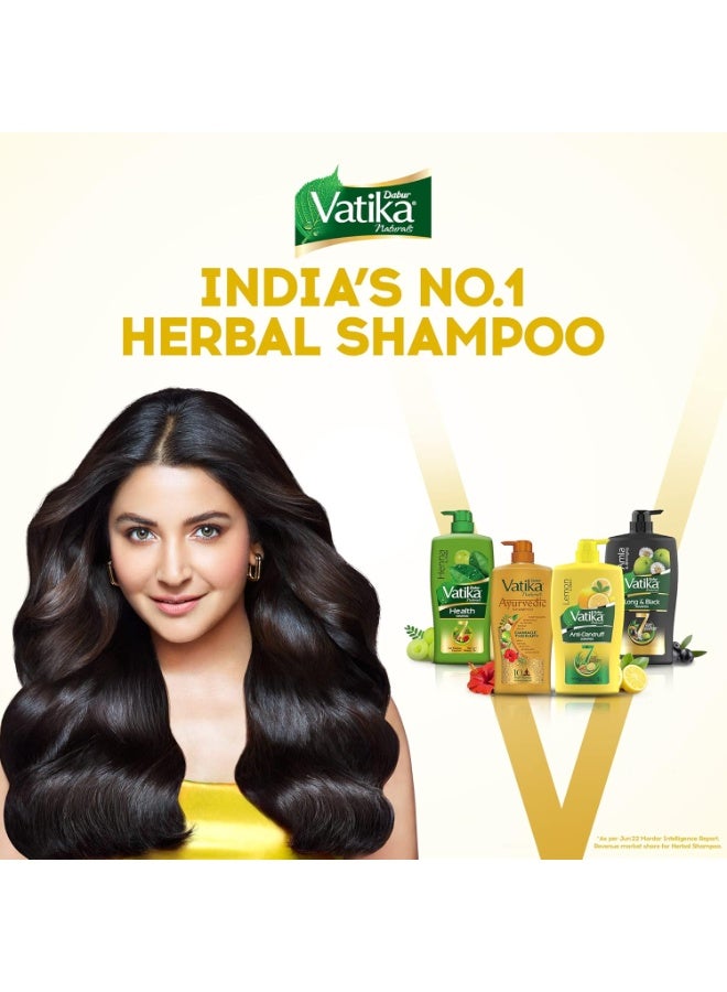 دابر شامبو دابر فاتيكا ضد القشرة - 640 مل | يقلل من القشرة | يرطب فروة الرأس | يوفر تنظيفًا لطيفًا وتكييفًا وتغذية للشعر | مع جودة الليمون والميثي - Image 2