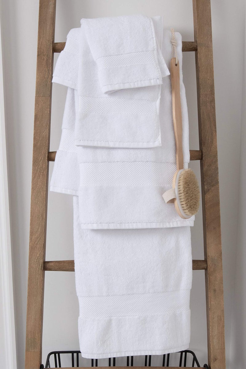 COTTON CRAFT Hotel Spa Luxury Bath Sheet - 2 Pack - Oversized Extra Large 40 x 80 - Heavyweight 700 GSM 2 Ply Ringspun Cotton - Soft Absorbent Everyday Use Home Bath Easy Care Towel Set - White - Image 4