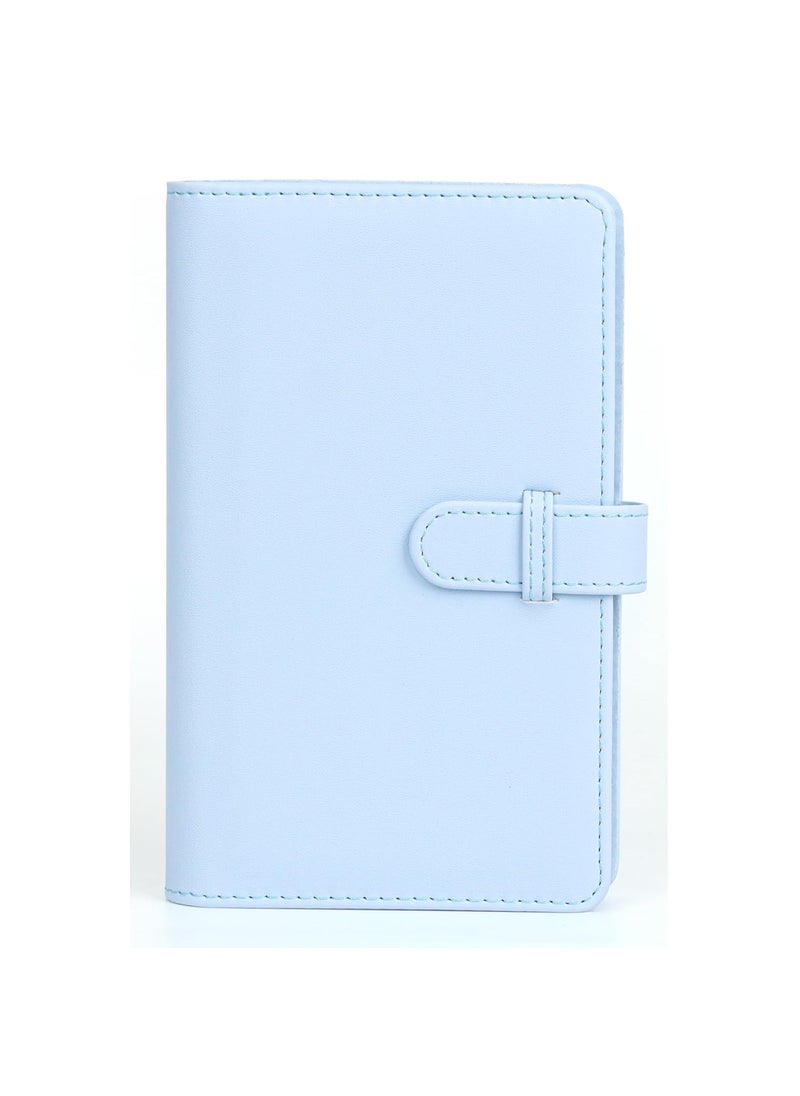 ZIKKON ZIKKON 2x3 inch Mini Photo Album 108 Photo Pocket Storage Album for fujifilm Instax mini film used in Mini 12119 90 9970Liplay Evo Mini 3 Photo CardsTickets Business CardsPastel Blue  - Image 1