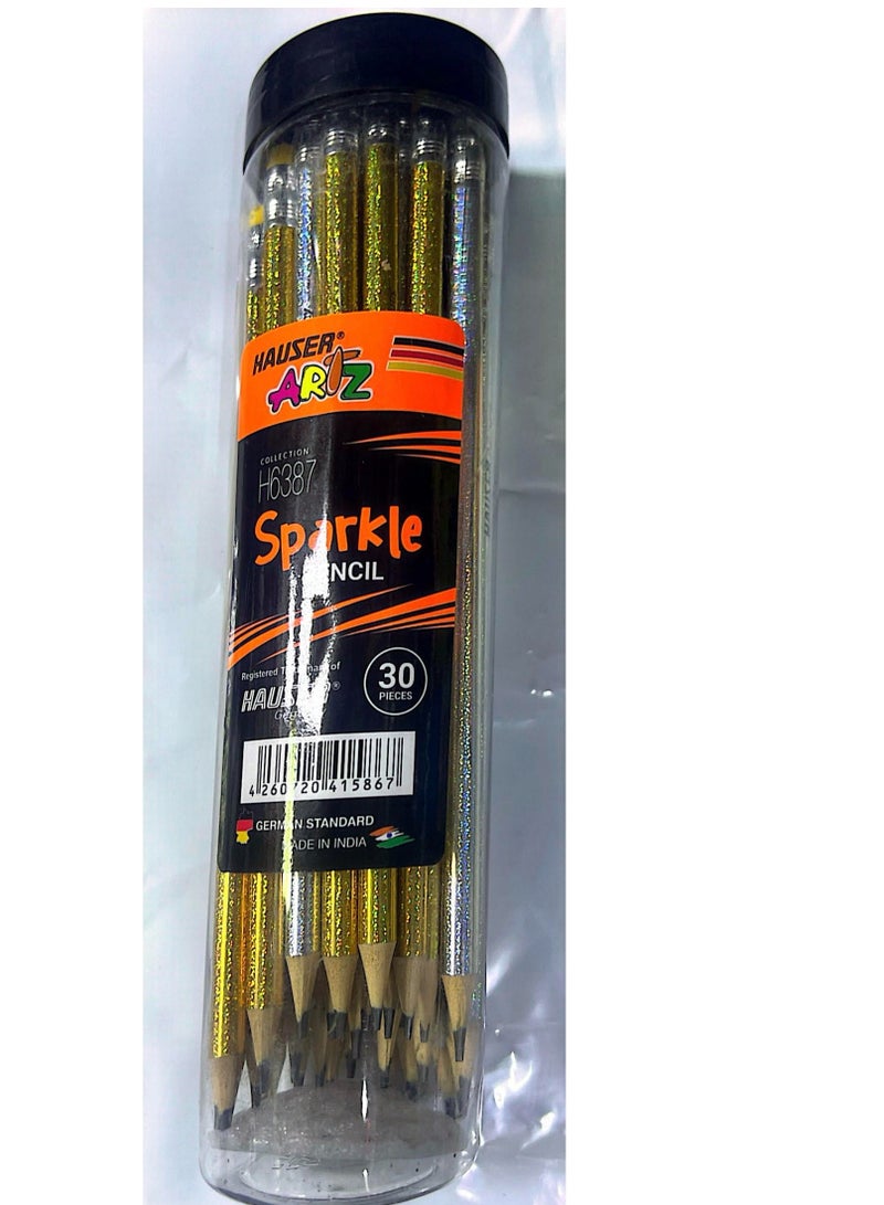 Hauser Artz Sparkle Pencils Pack Of 30