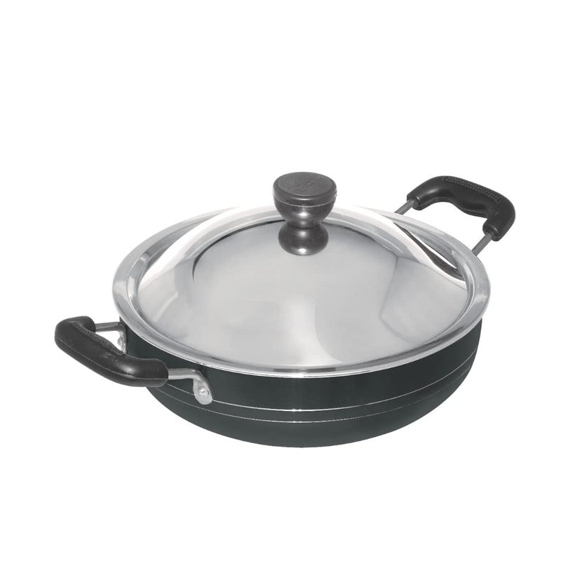 Visalam I-Class Induction Kadai with Closer (230mm Dia, Thick -3mm) - Image 1