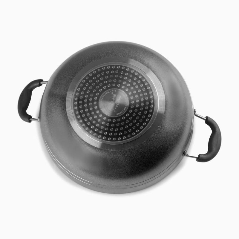 Visalam I-Class Induction Kadai with Closer (230mm Dia, Thick -3mm) - Image 2
