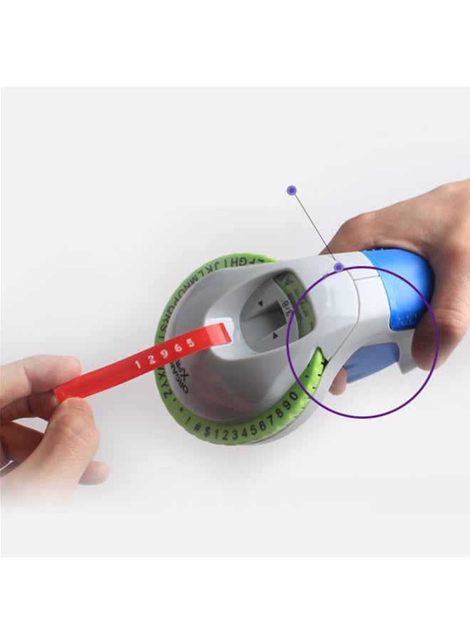 Thoraya Manual Label Embosser Three Dimensional Texture Self Cutting Portable Handheld DIY Embossing Label Maker  - Image 5
