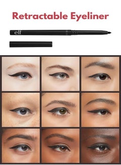 elf No Budge Retractable Eyeliner Charcoal Waterproof 0.23g  - Image 3
