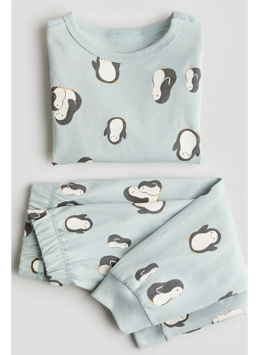 H&M Printed Cotton Pyjamas