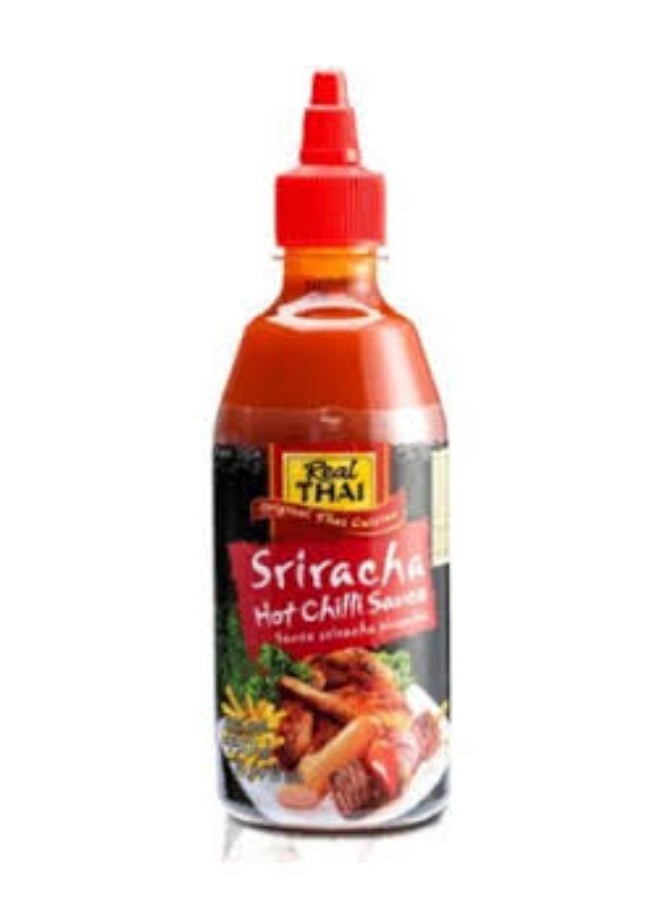 Real Thai Sriracha Extra Hot Chili Sauce (1 x 430 ml) 