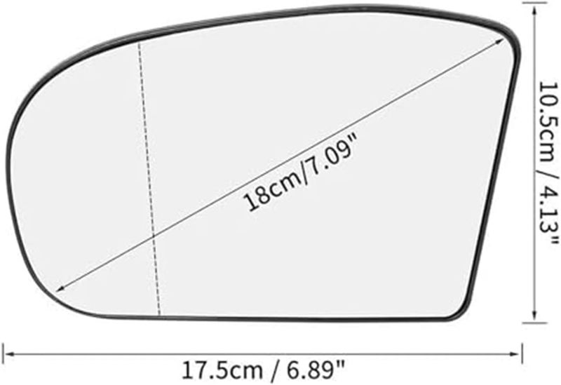 demulax Heated Rearview Mirror Glass for Mercedes-Benz - Image 3