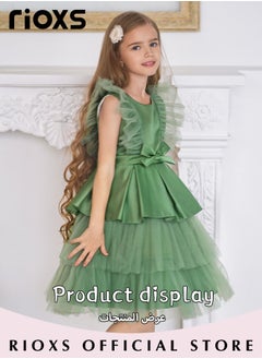 Toddler Girls Flutter Sleeves Pleated Flower Dress Pageant Bowknot Dress Costumes Wedding Dress for Birthday Party Formal Occasions - pzsku/Z7963B655EDB3A73C42CCZ/45/_/1714037051/9a62eac6-6c71-41fb-9a0b-d3ac07eca828