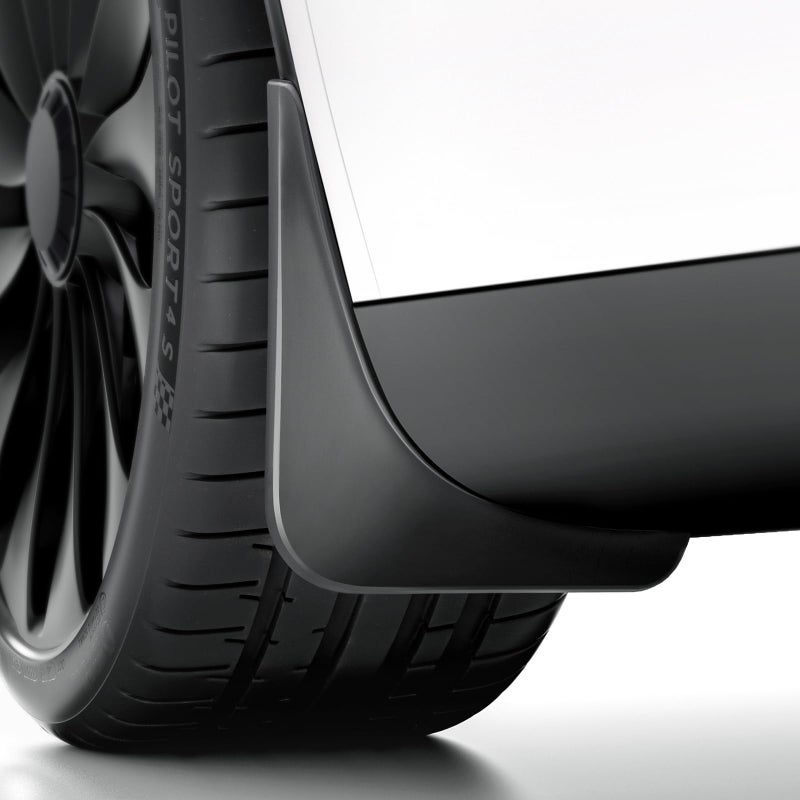 REEVAA 2025 Tesla Model X Accessories  Mud Flaps Protect Paint No Drilling Required AllWeather Mud Splash Guard Body Kits for Model X 20222025 Black Set of 4