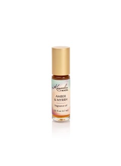 Kuumba Made Kuumba Made Amber and Myrrh Exquisite Fragrance Oil | 0.125 Fl Oz | Notes of Sassafras, Bay Rum, and Frankincense | Clean, Long-Lasting Scent | Alcohol Free | Roll On Perfume 