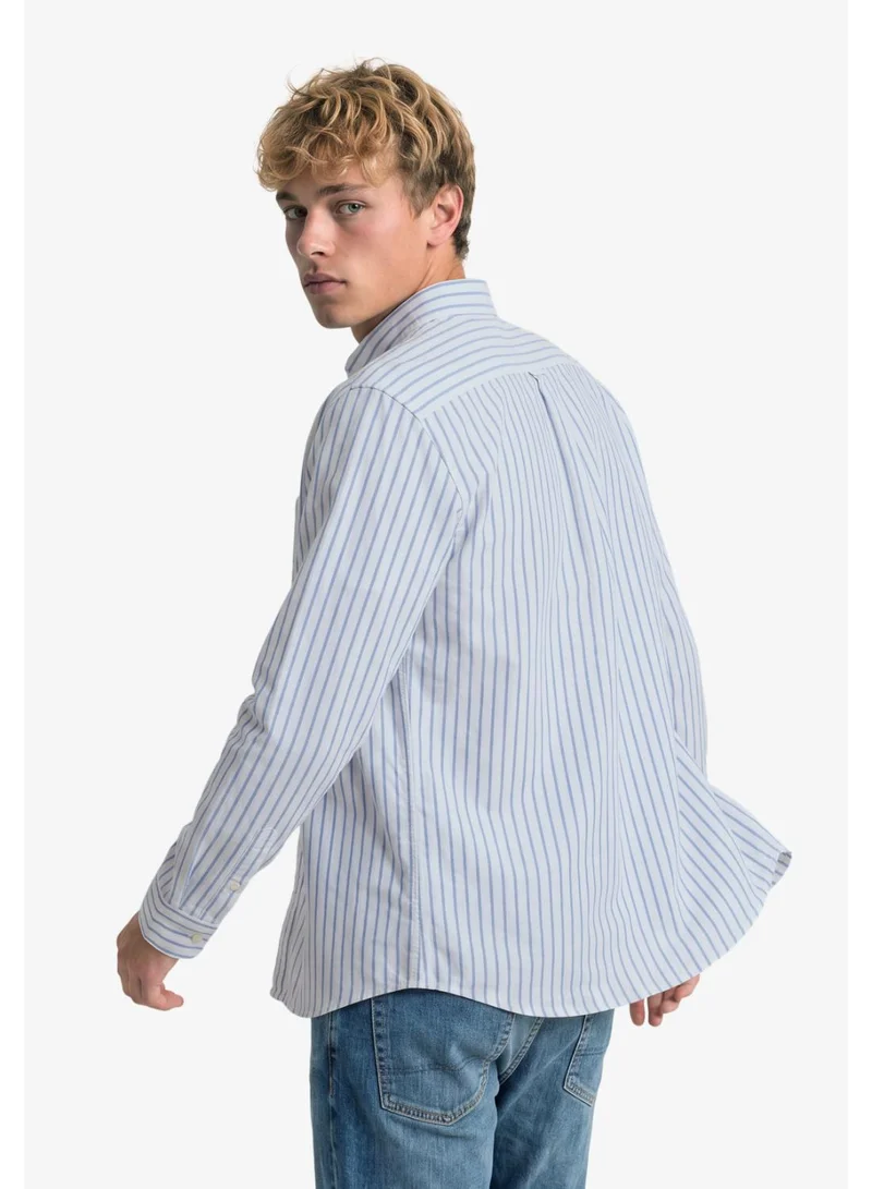 Superdry  Preppy Oxford Long Sleeve Shirt for Men | Best Price UAE