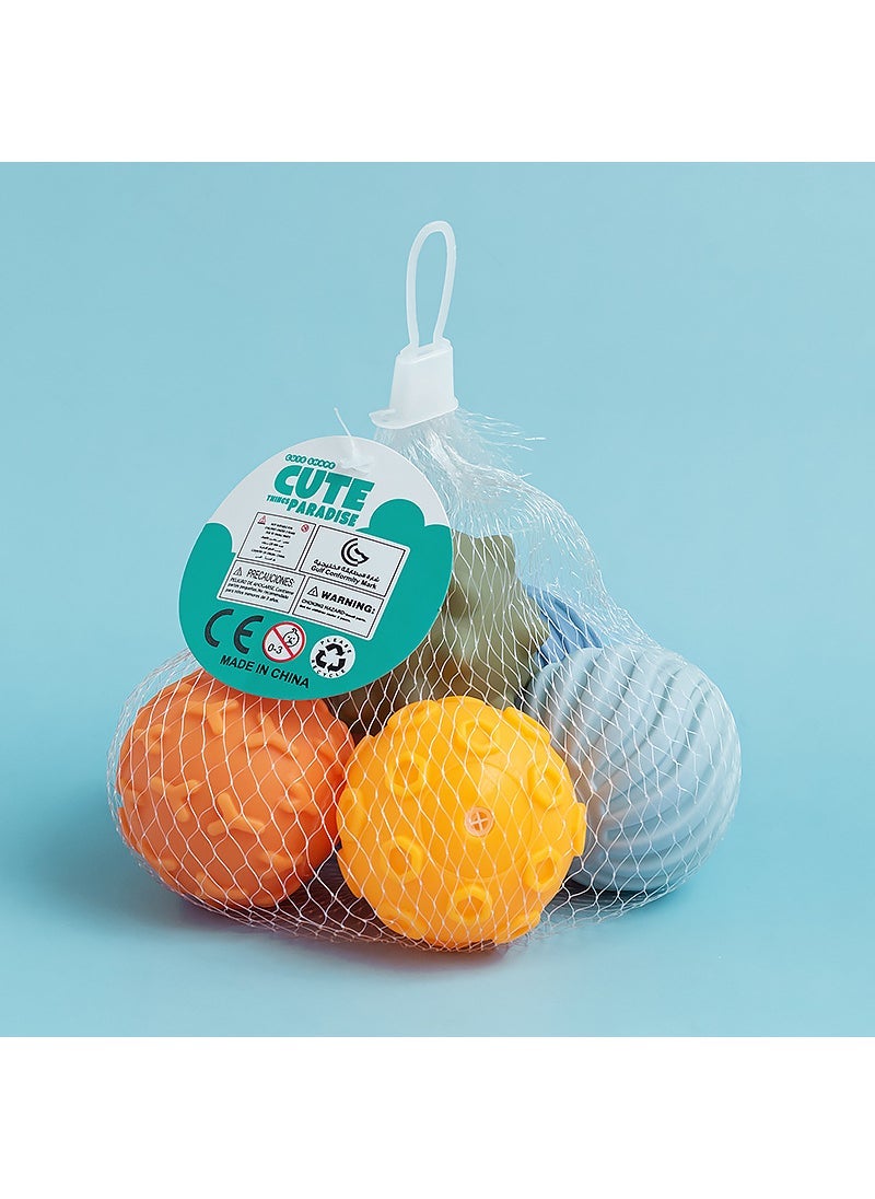 Generic - Sensory Massage Squeeze Ball Set for Babies 3-6 Months Net bag - Image 1