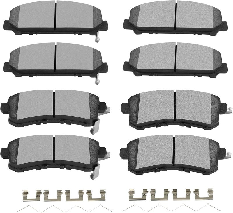 SCITOO D1509 D1510 Ceramic Brake Pads Set for INFINITI QX56, QX80 & Nissan Armada - Image 1